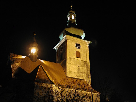 Dolní kostel ve Frenštátě pod Radhoštěm