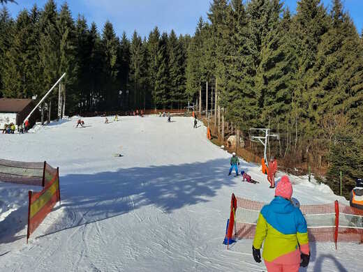 Lyžařská školka na Bílé