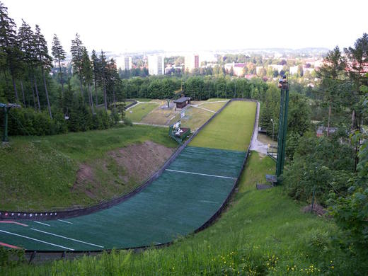 Skokanský můstek ve Frenštátě pod Radhoštěm