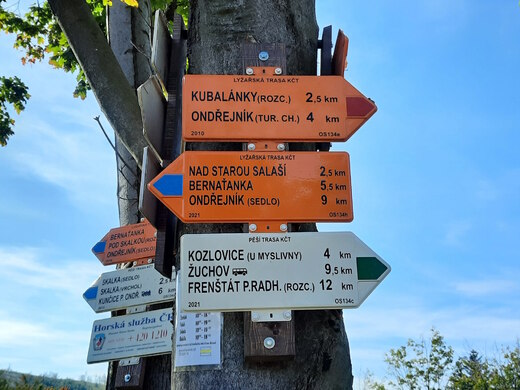 V sedle pod Ondřejníkem