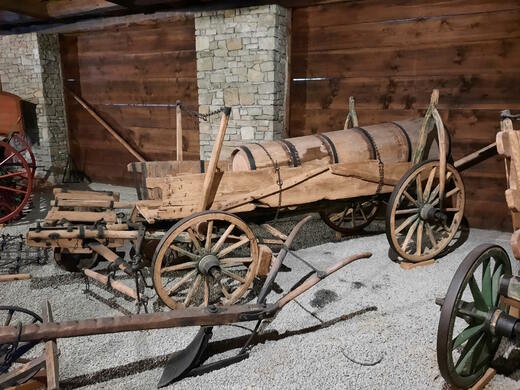 Vozovna ve Valašském muzeum v přírodě